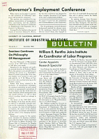 Institute of Industrial Relations Bulletin, Vol. 8, No. 2, December 1965