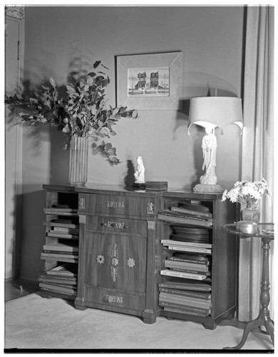 Conway, Helen, residence. Interior cabinet