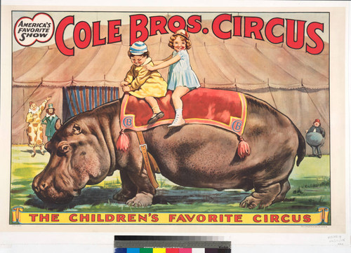 Cole Bros. Circus : the children's favorite circus