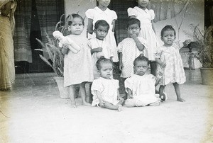 Group of girls, India, ca. 1925