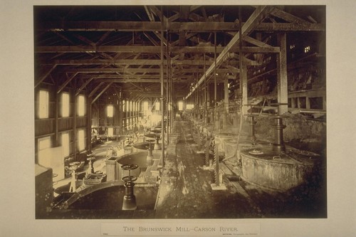 The Brunswick Mill - Carson River (Interior View)