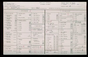 WPA household census for 461 W 37TH PLACE, Los Angeles