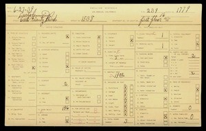 WPA household census for 1538 E 23RD STREET, Los Angeles