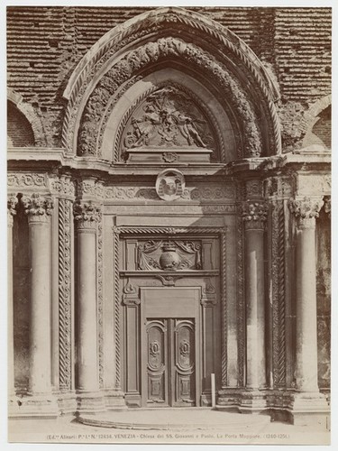 Pe. Ia. No. 12434a. Venezia - Chiesa di S. Giovanni e Paolo. Un finestrone sul fianco