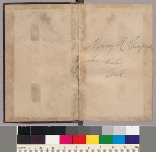 Mary Refugio Carpenter diary - 1865