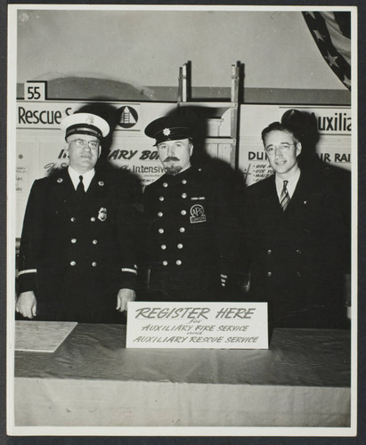 Department of Defense exhibit : Auxiliary Fire and Rescue Service registration