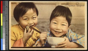 Food at the mission, China, ca.1920-1940