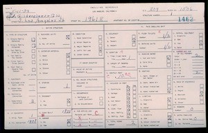 WPA household census for 1961 S LOS ANGELES, Los Angeles