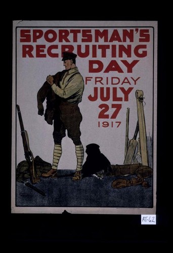 Sportsman's recruiting day. Friday, July 27, 1917