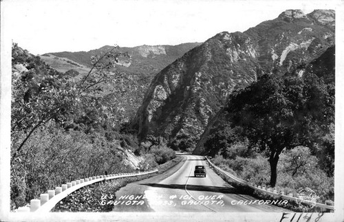 U.S. Highway #101 over Gaviota Pass, Gaviota, California