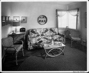 Home interior of 1948, living room, Liberty Magazine