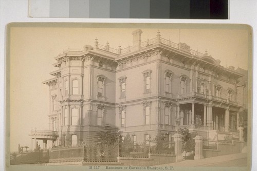 Residence of Governor Stanford, S. F. [San Francisco]