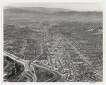 [Aerial of Western Glendale-Burbank, looking north]