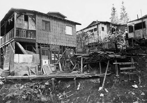 Dilapidated hillside dwelling