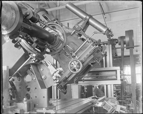 10-inch telescope in the Mount Wilson Observatory Pasadena machine shop