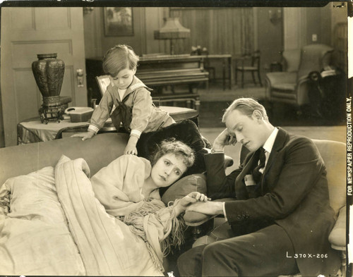 Film still from "The Lost Romance" (1921)
