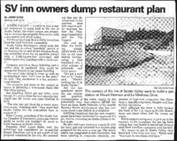 SV inn owners dump restaurant plan