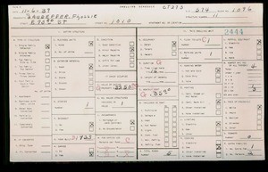 WPA household census for 1010 E 73RD STREET, Los Angeles County