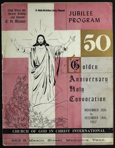 50th Annual Holy Convocation Golden Anniversary of the Church of God in Christ