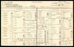 WPA household census for 323 WINDWARD AVE, Los Angeles County
