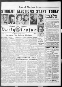 Daily Trojan, Vol. 44, No. 121, April 29, 1953