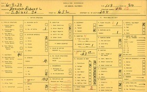 WPA household census for 632 S BIXEL ST, Los Angeles