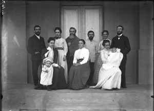 Group of Swiss missionaries, Maputo, Mozambique, ca. 1902-1905