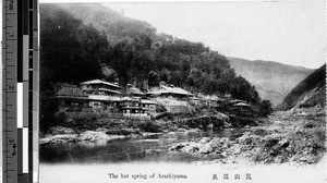 Hot spring, Arashiyama, Japan, ca. 1920-1940