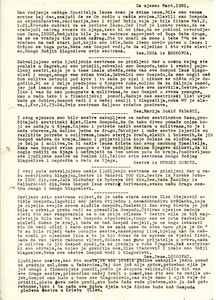 Circular letter for March 1981