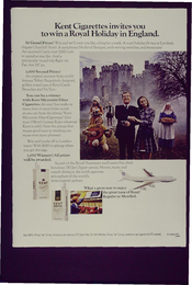 Kent Cigarettes invites you to win a Royal Holiday in England