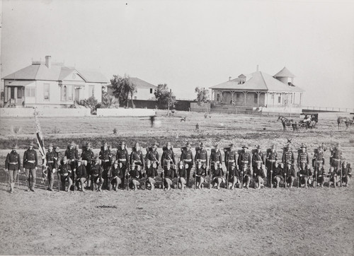 Putnam photograph of Company, Santa Ana's National Guard unit