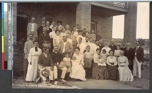 Missionaries and their families, Tehchow, Shandong, China, ca. 1910