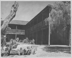 Partial view of the Old Adobe, Petaluma, California, about 1965