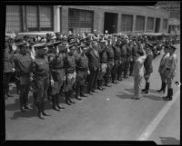 California Highway Patrol swearing in ceremony, [1929?]