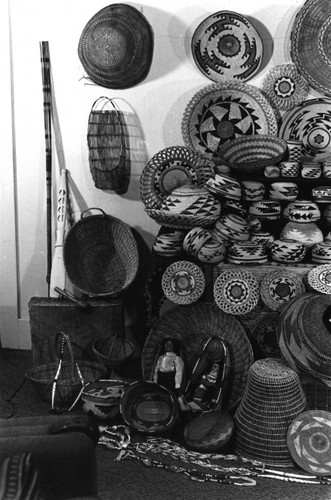 Yurok and Hoopa Basket display