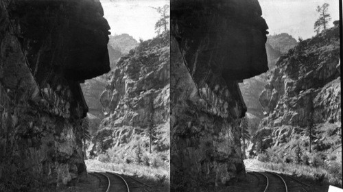 Hanging Rock, Clear Creek Canyon, Colo. OK [Neg Destroyed by Brigandi 10/29/86 RM]