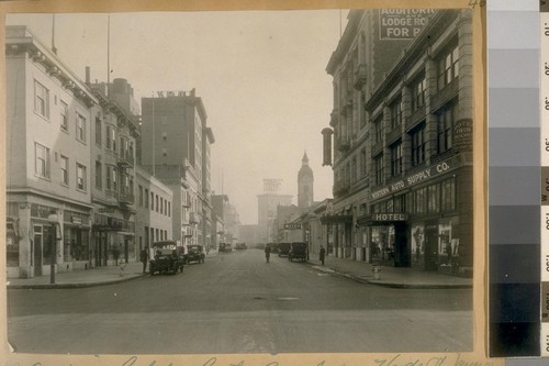 East on Golden Gate Ave., from Hyde St. January, 1923
