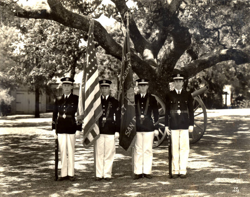San Rafael Military Academy's Color Guard, San Rafael, California, 1938 [photograph]