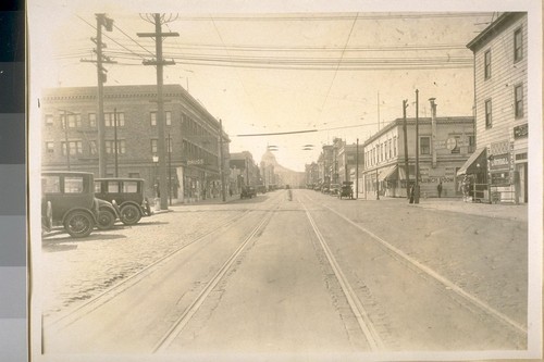 North on 9th St. from Folsom St. June 1927