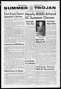 Summer Trojan, Vol. 10, No. 1, June 20, 1960