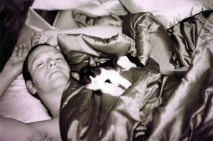 Jerome Strum and kitten