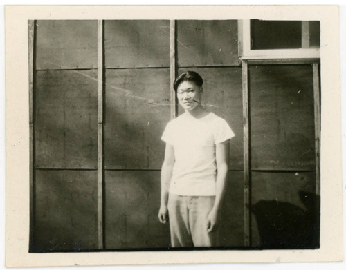 Young man at Jerome incarceration camp