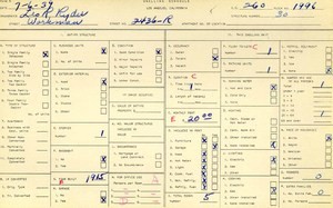 WPA household census for 2436 WORKMAN, Los Angeles