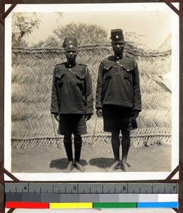 Two policemen, Shendam, Nigeria, 1923