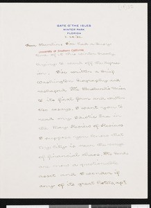 Irving Bacheller, letter, 1932-03-24, to Hamlin Garland