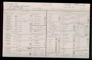 WPA household census for 811 E 109TH PL, Los Angeles County