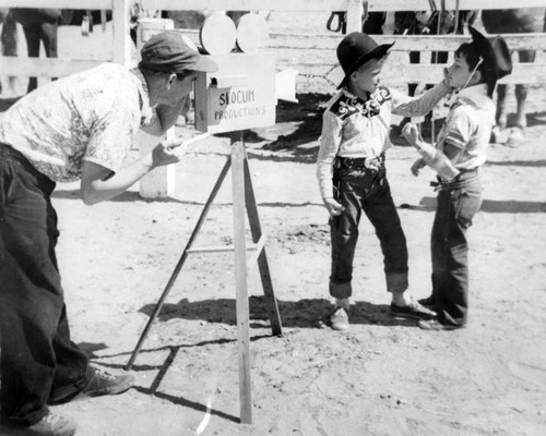Youngsters enact Old West in playing real movie roles