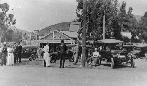 Laguna Beach, Forest and Park Avenues, 1920s