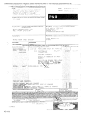 Bill of Lading for Combined Transport Shipment or Port to Port Shipment