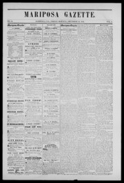 Mariposa Gazette 1856-12-26